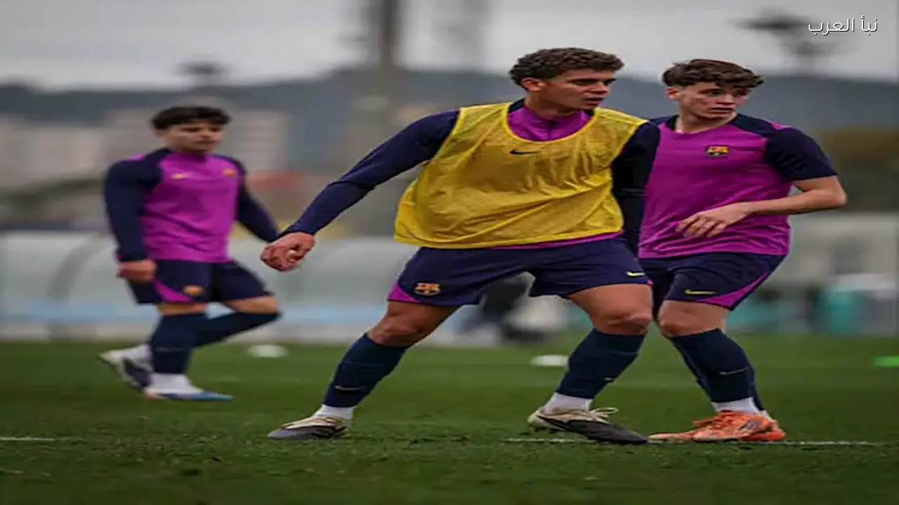 حمزة عبد الكريم يبدأ مرانه الأول مع برشلونة الرديف