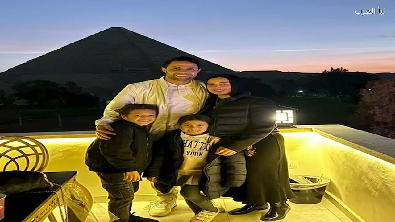 محمد إبراهيم يهنئ ابنه بمناسبة خاصة عبر صور جديدة