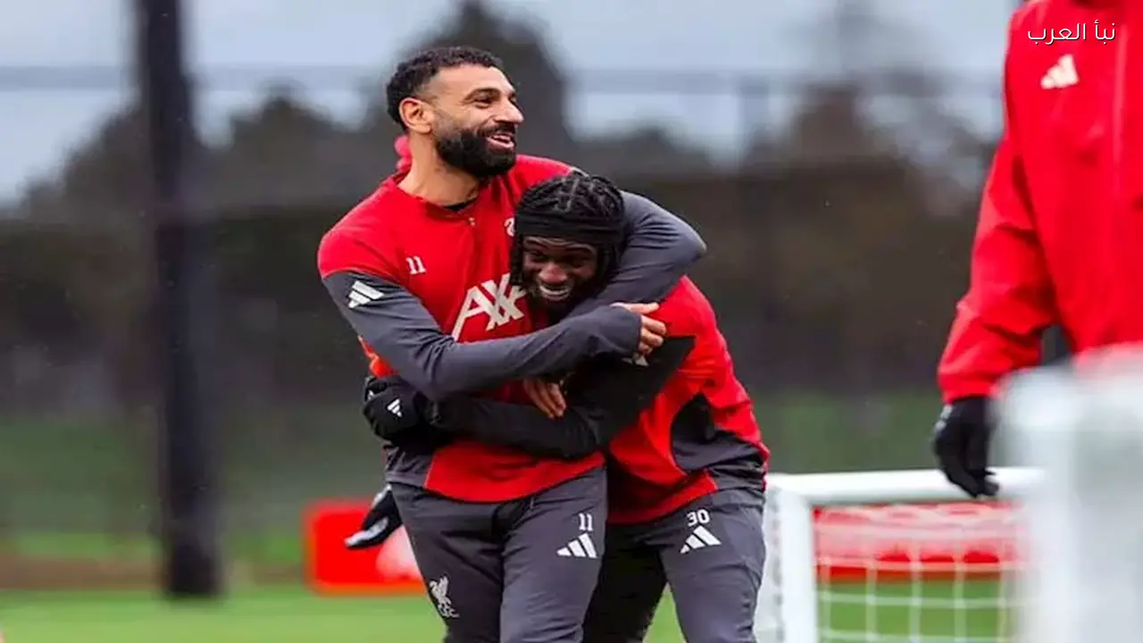 محمد صلاح يتأهب لمواجهة ويست هام في مران اليوم