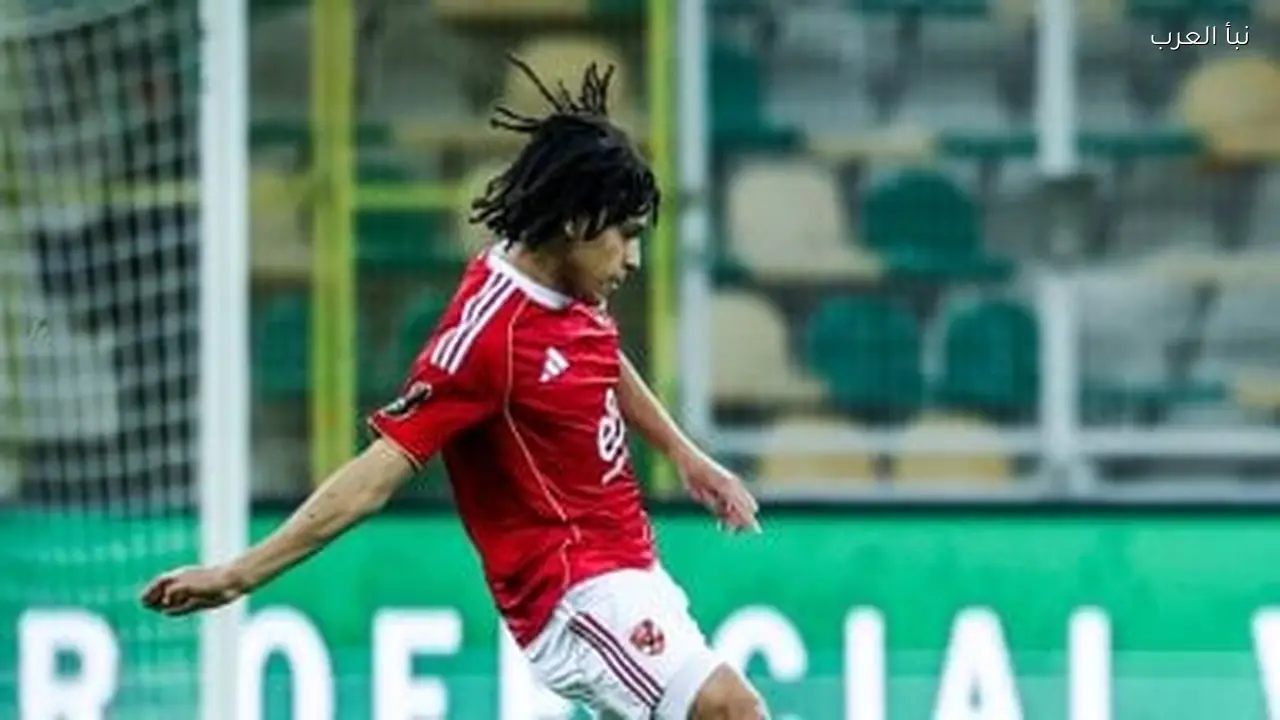 مروان عثمان يقود هجوم الأهلي أمام الجيش الملكي المغربي