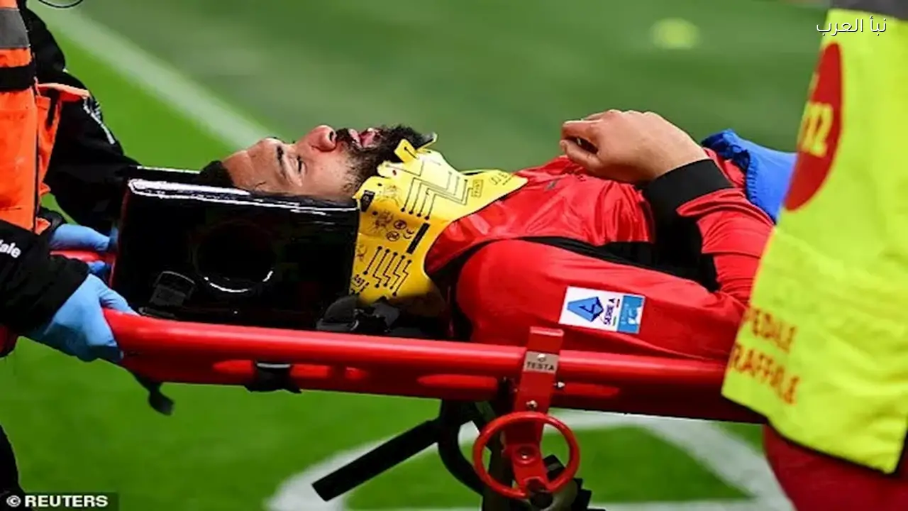 نجم ميلان يكشف تفاصيل إصابته الخطيرة في الدوري الإيطالي