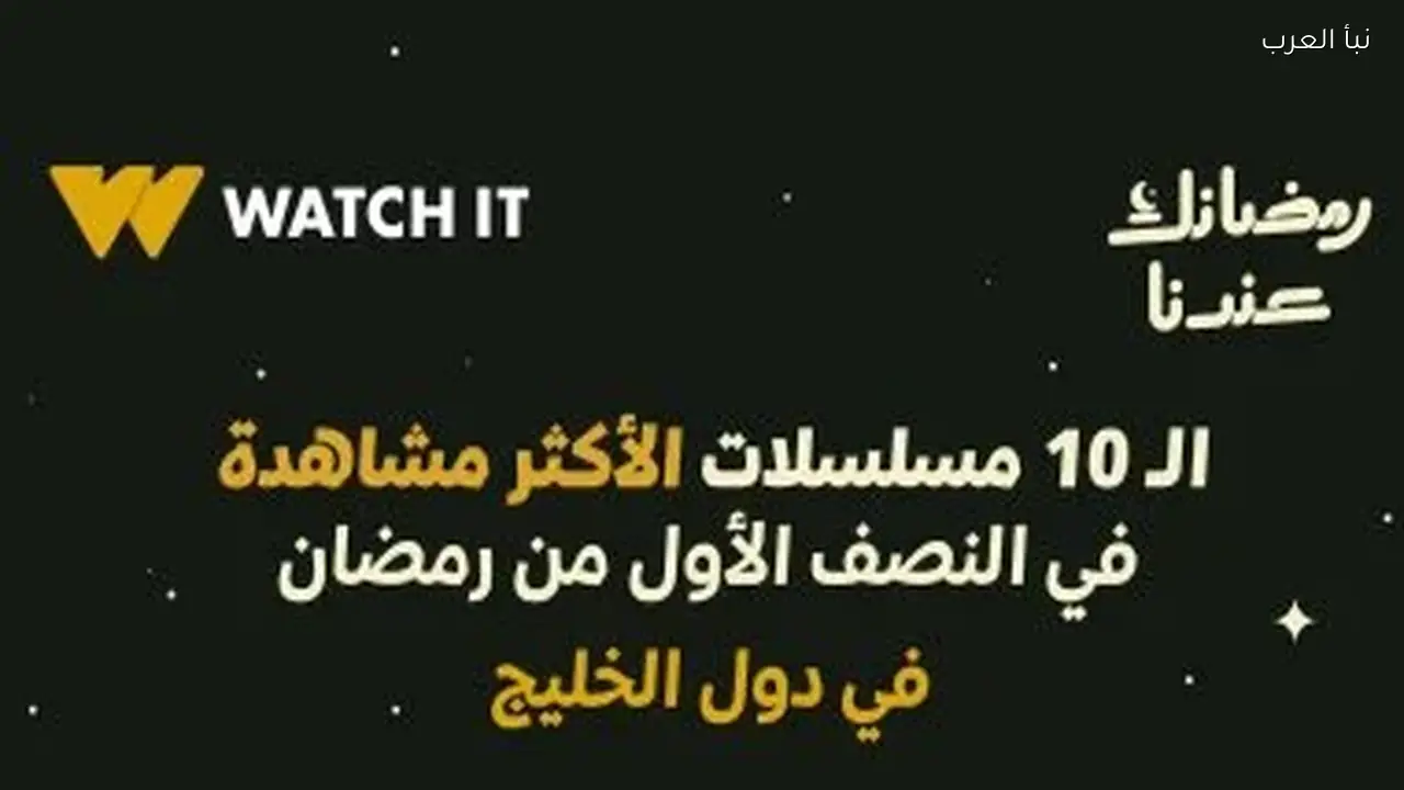 أكثر 10 مسلسلات مشاهدة في النصف الأول من رمضان على منصة Watch it