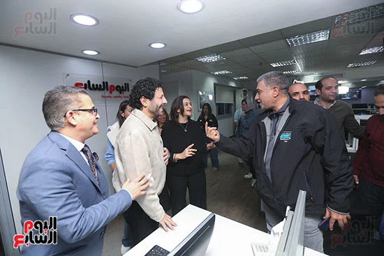 إياد نصار يزور نبأ العرب