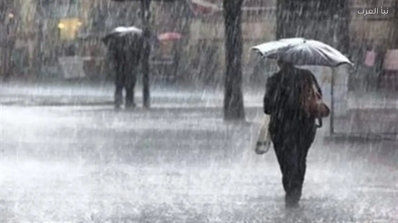 أمطار غزيرة وحبات بَرَد تشهدها مطروح والسلوم اليوم