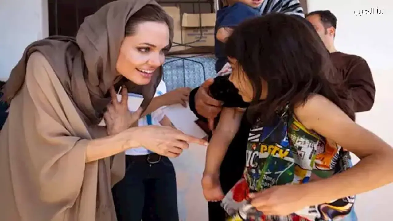 أنجلينا جولي تتلقى رسالة مؤثرة من فتاة غزاوية مؤخراً