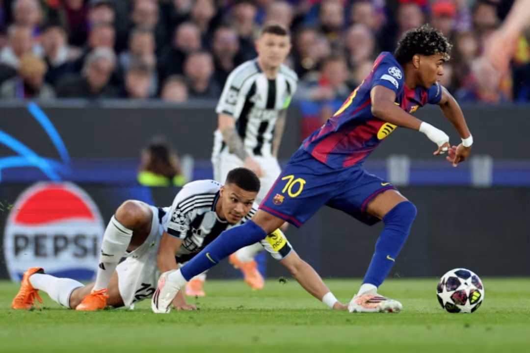 برشلونة يتأهل لربع نهائي الأبطال بعد الفوز على نيوكاسل يونايتد