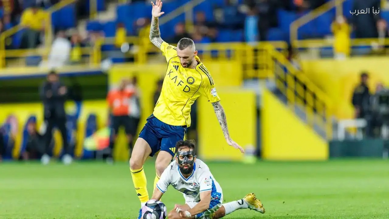 بروزوفيتش ينجو من الطرد في مباراة النصر ونيوم
