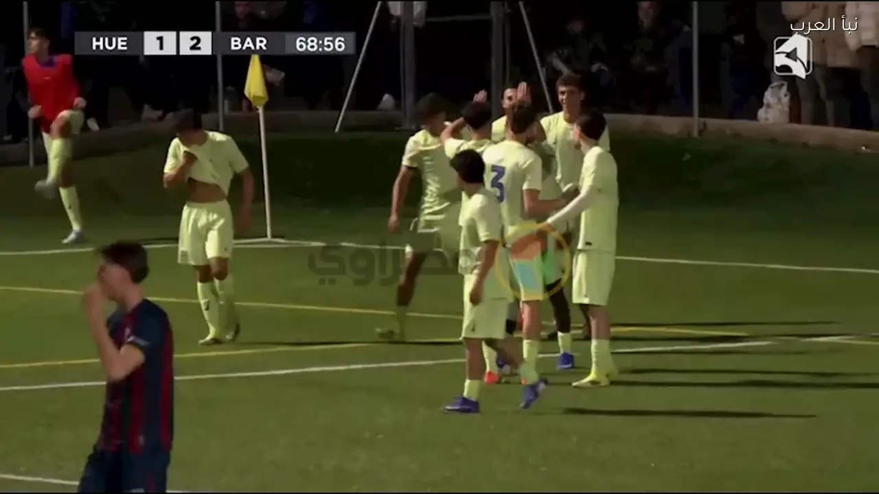 حمزة عبد الكريم يسجل أول أهدافه مع برشلونة في ظهوره الأول