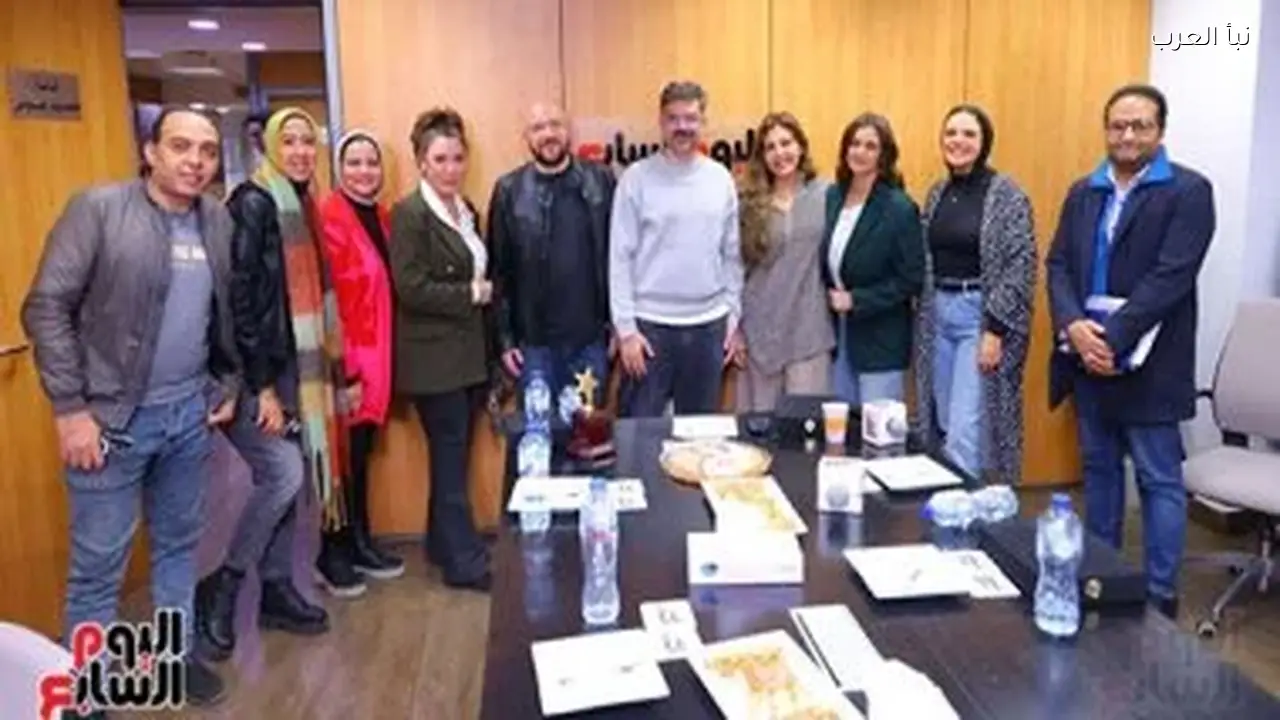 ريهام حجاج وأبطال مسلسل توابع يتلقون تكريماً من «نبأ العرب»