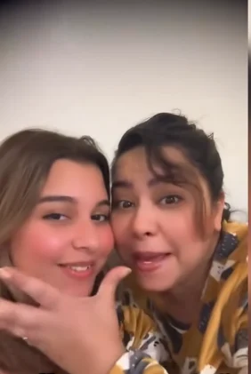 شيرين عبد الوهاب وابنتها مريم