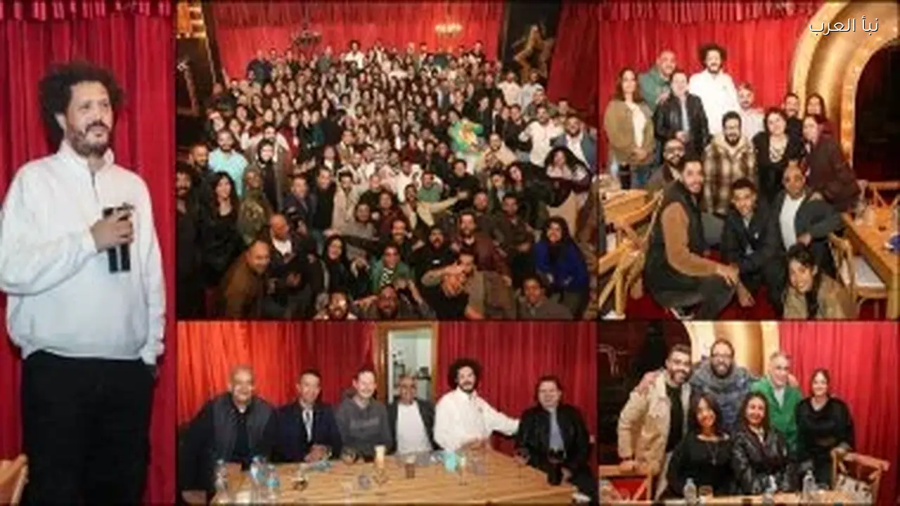 فرقة المخرج أحمد البوهى تقيم إفطاراً جماعياً بمسرح الإنتاج الإعلامى