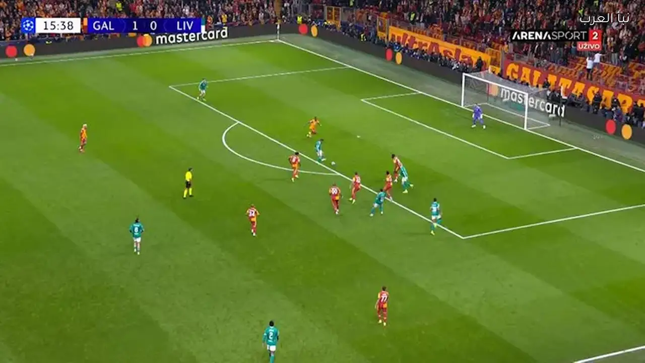 ليفربول يتعادل مع جالاتا سراي 0 – 1 وهدف ملغي للريدز