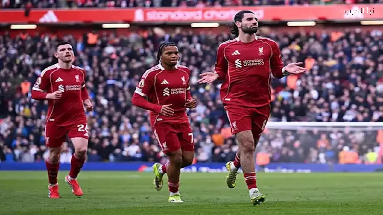 ليفربول يتقدم على توتنهام 1 – 0 في المباراة الحالية