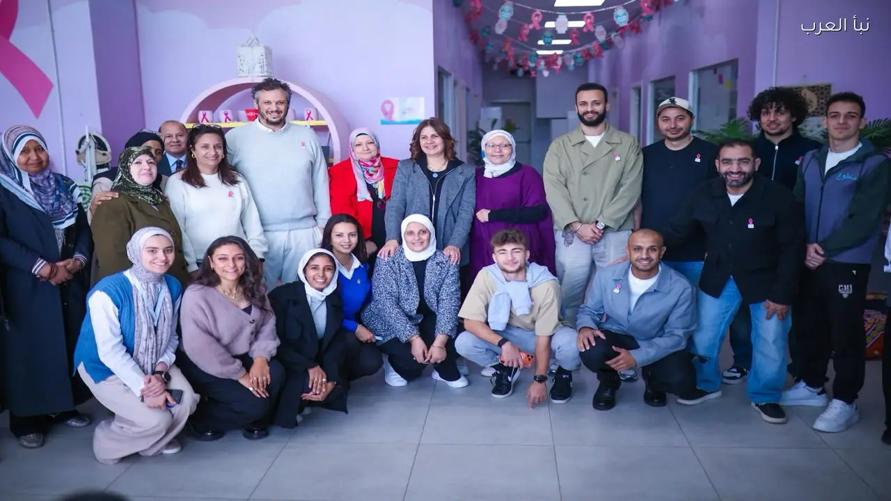 نادي بيراميدز يزور مؤسسة بهية لدعم محاربات السرطان