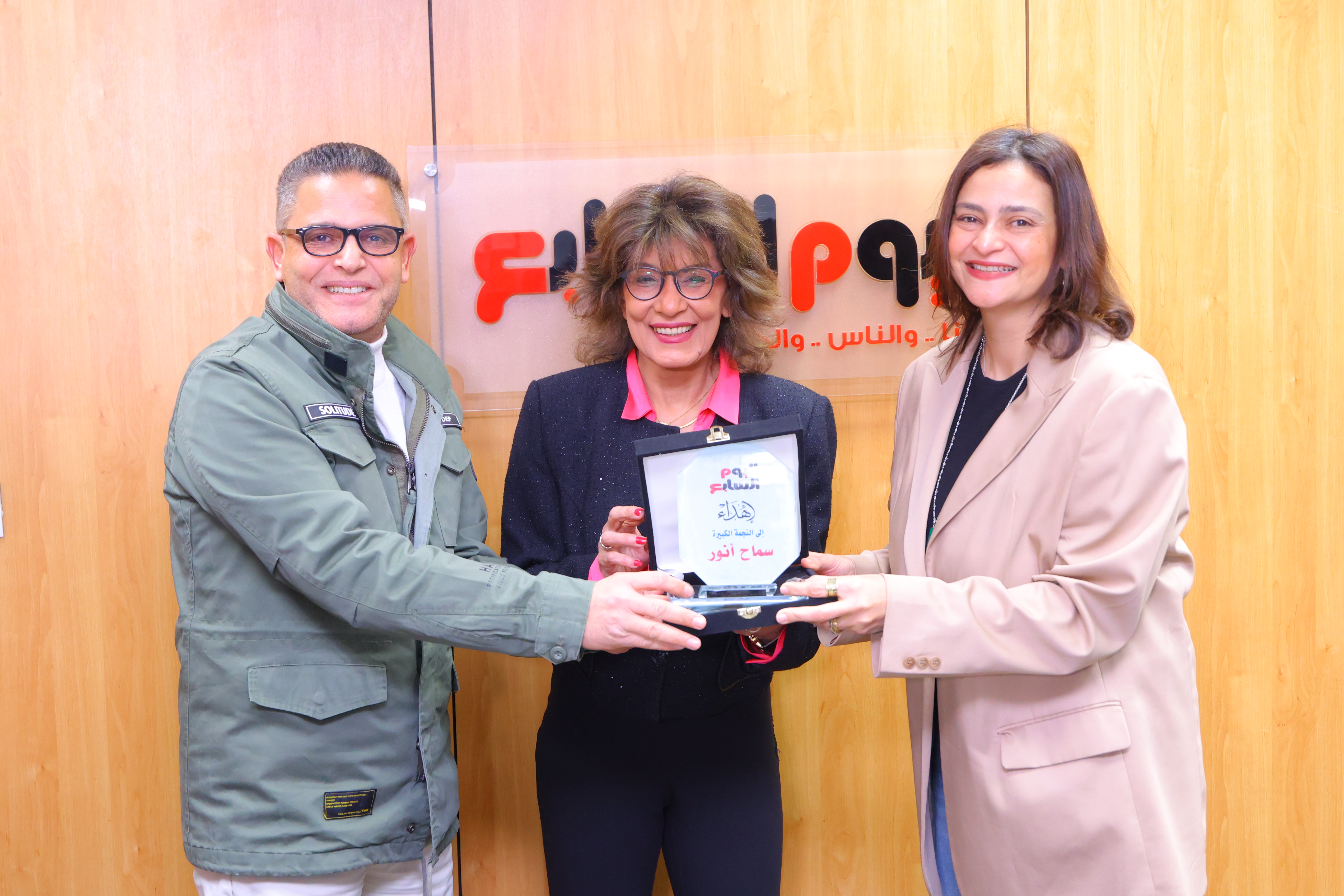 الفنانة الكبيرة سماح أنور في نبأ العرب