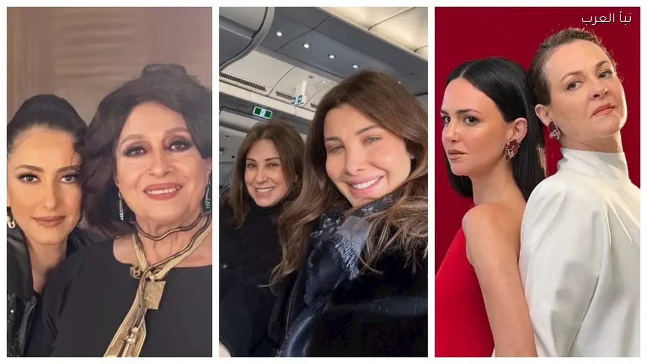 نجوم الفن يحتفلون بعيد الأم ويشاركون صورهم مع أمهاتهم