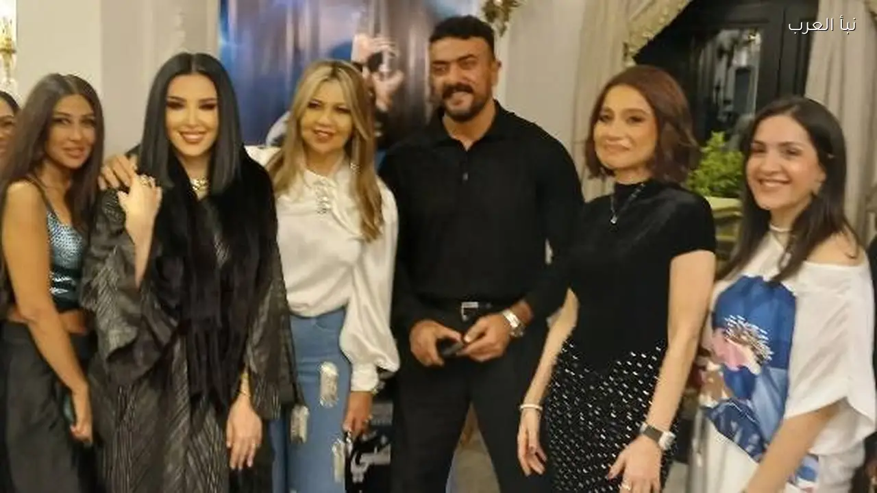 بسمة وهبة تحتفل بعيد ميلادها مع نجوم الفن