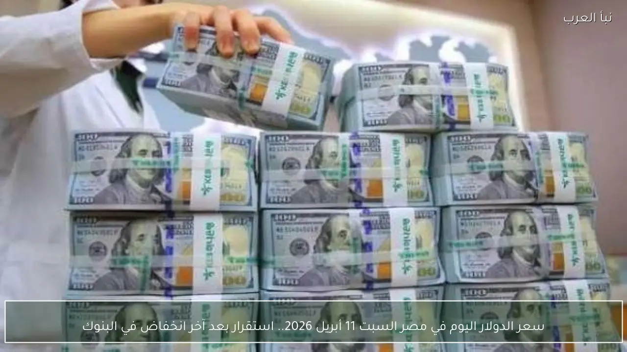 سعر الدولار اليوم في مصر السبت 11 أبريل 2026.. استقرار بعد آخر انخفاض في البنوك