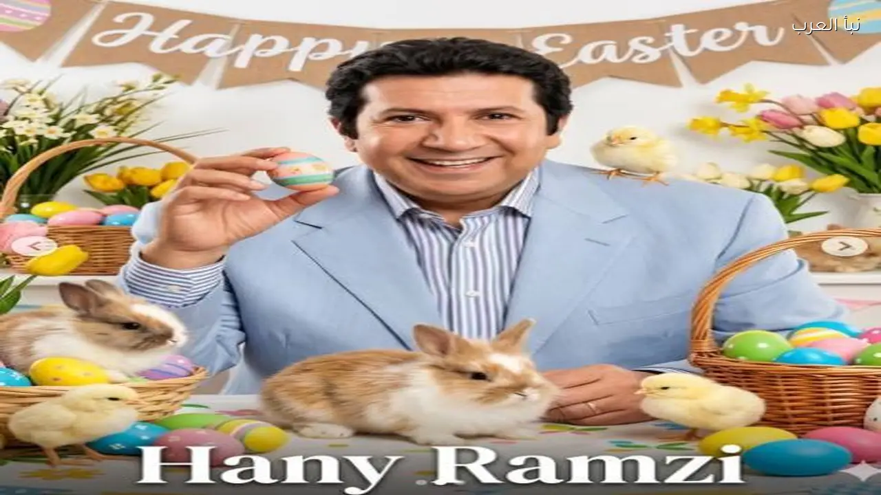هاني رمزي يحتفل بشم النسيم بأسلوبه المميز